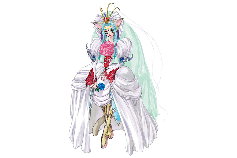 In Tales of Rebirth, who is Agarte in love with?