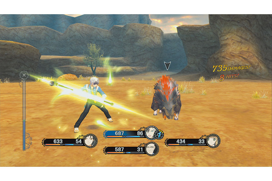 In Tales of Xillia 2, between which 3 weapons can Ludger switch using the Weapon Shift system?